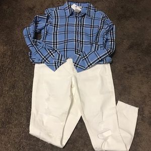 🚨Abercrombie pure white jean🚨